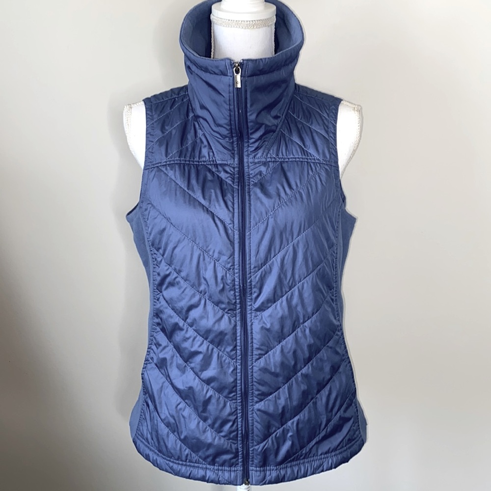 Columbia Pale Blue High Neck Vest